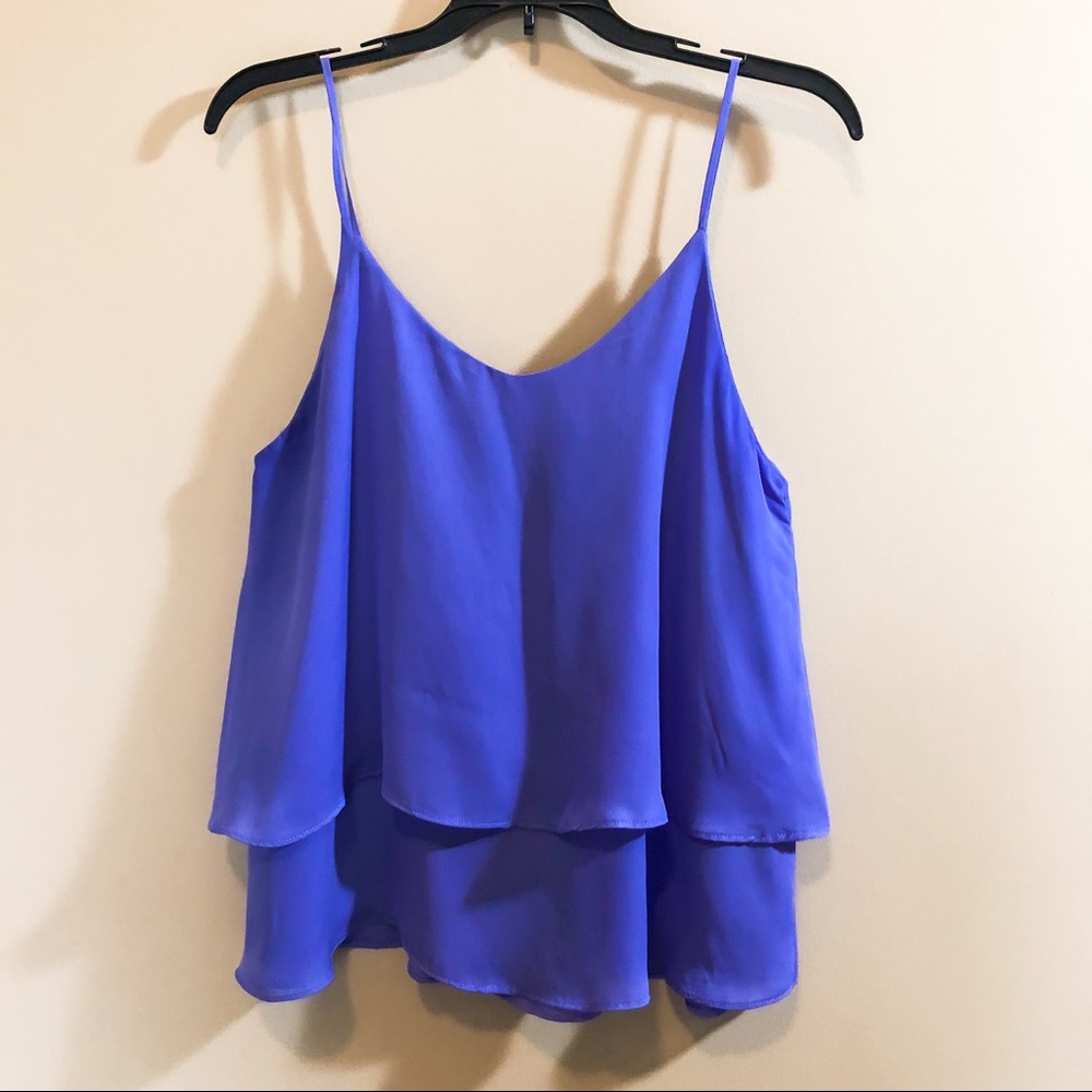 Blue Rain tank top - size small - purple